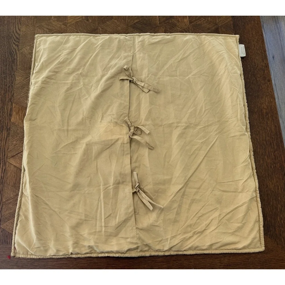 Nina Campbell Home Gold Quilted Velvet Euro Sham 26x26‎